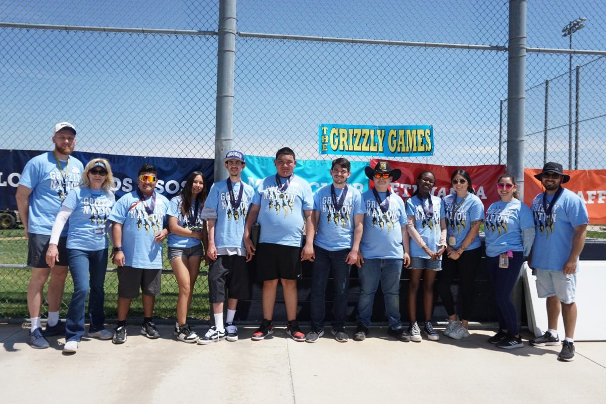 Los Osos High Schools special needs students participating in Best Buddies Grizzly Games! 
