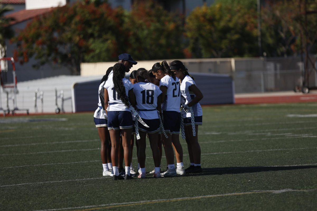 Los Osos High School’s first Girls Flag Football team won 40-0 against Ontario High School. (LOHS Yearbook)
