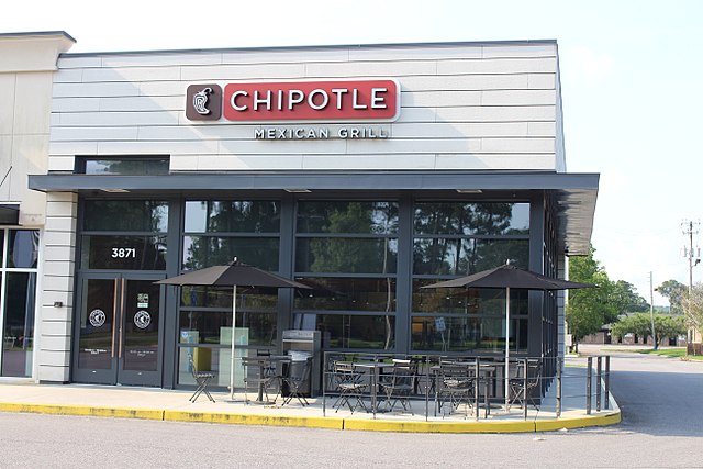 Chipotle is a well known restaurant, and has recently released their line of Halloween costumes. (Wikimedia Commons)