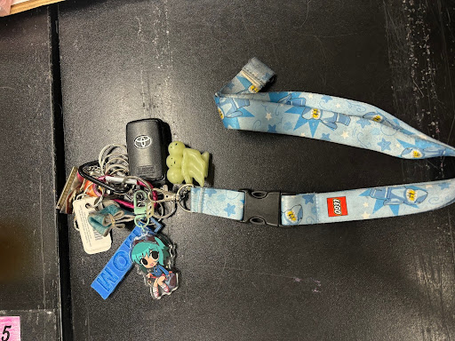 Senior Adrienne Magno’s carabiner is a nest of joy for them. (Photo courtesy of Adrienne Magno)
