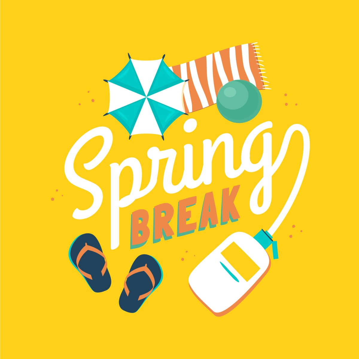 Spring Break is a time for students and teachers to relax and have fun! (Freepik)