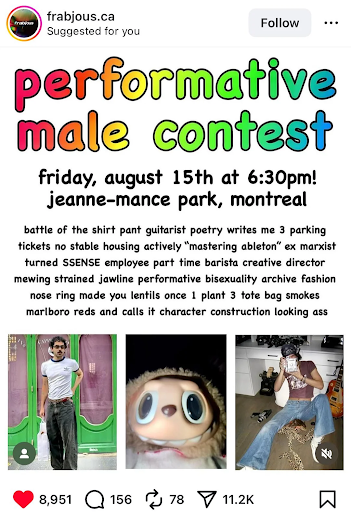 Performative males are the new hit trend, with many talking about them online. (Reddit)