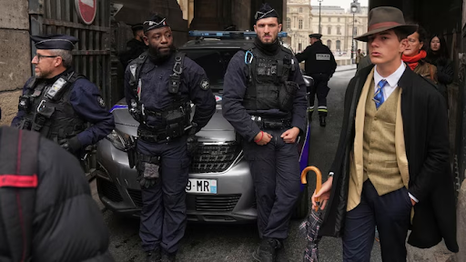 The striking man in fedora who has been associated with the Louvre robbery that happened on October 19 at 9:30 a.m. local time (PC: India Today)