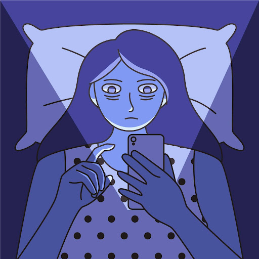 Bedrotting consists of doing unproductive activities for long periods of time in bed (Freepik)