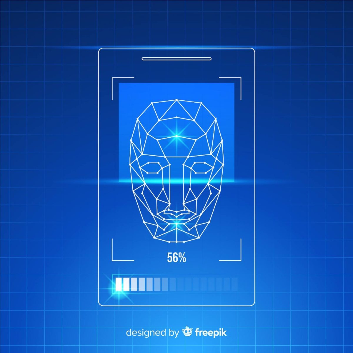 As more and more risks are entering the world of social media, certain platforms have begun to introduce a new form of age verification: facial scans. (Freepik)