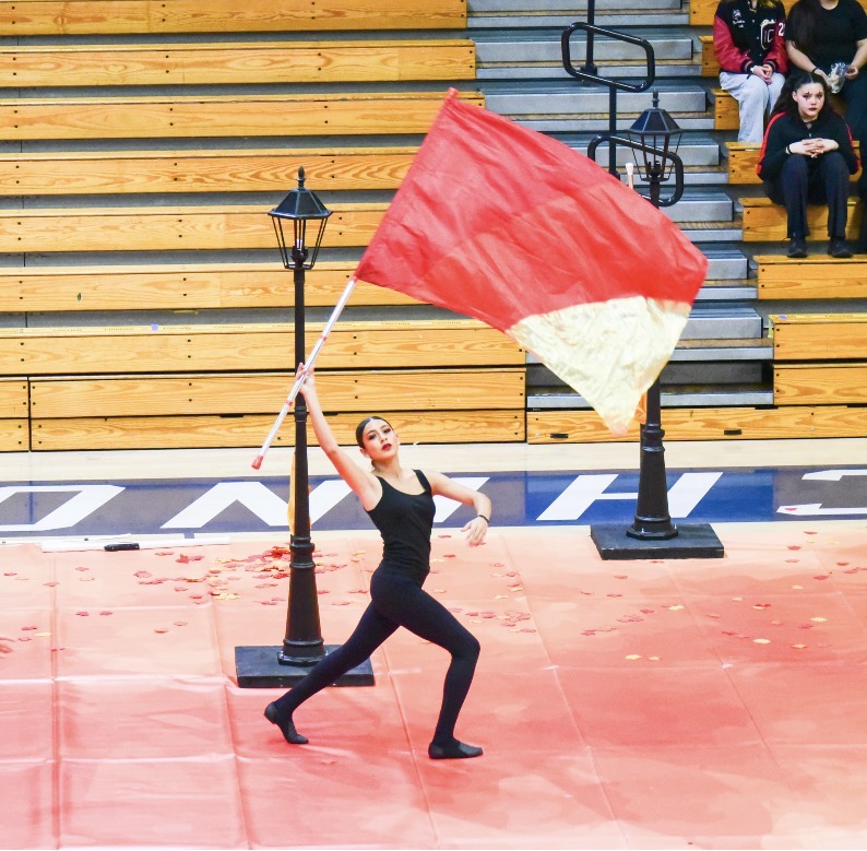 The LOHS Wintergaurd has worked hard to prepare for the upcoming competition season with their show, “Autumn Leaves.”

